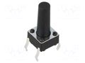 Microswitch TACT; SPST; Pos: 2; 0.05A/12VDC; THT; 1.27N; 6x6x3.5mm CONNFLY TACT4101-16130-A