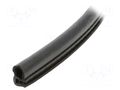 Gasket; EPDM; black; L: 25m; W: 18.7mm; H: 14.6mm RST ROZTOCZE UT-8.2-25M