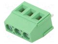 Connector: PCB terminal block; terminal; VI; 16A; 300V; PIN: 3; 1x3 AMPHENOL ANYTEK VI0321550000G