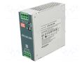 Power supply: switching; for DIN rail; 240W; 24VDC; 0÷10A; OUT: 1 MEAN WELL XTR-240-24PI