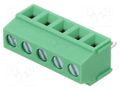 Connector: PCB terminal block; terminal; 10A; 300V; PIN: 5; on PCBs AMPHENOL ANYTEK YO0521500000G