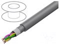 Wire: control cable; SUPER-PAAR-TRONIC-C-PUR; 3x2x0.25mm2; grey HELUKABEL SPT-C-PUR3X2X0.25