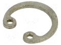 Circlip; spring steel; Shaft dia: 9mm; BN 823; Ring: internal BOSSARD B9/BN823