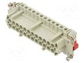 Connector: HDC; contact insert; female; CME; PIN: 10; 16A; 600V ILME CMEF10T