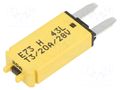 Fuse: resettable; 20A; 28VDC; automotive; MINI GLOSO E73-20H-8-01
