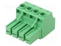 Connector: pluggable terminal block; plug; female; 32A; 300V; 1x4 AMPHENOL ANYTEK ET0401500000G