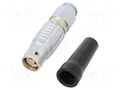 Connector: circular; 2B; plug; female; PIN: 2; soldering; for cable LEMO FGJ.2B.302.CLLD92Z