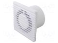 Fan: AC; axial; 230VAC; 93m3/h; 26dBA; slide; 2400rpm; 135x135x79mm ORNO OR-WL-3200/100/TS