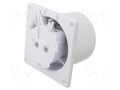Fan: AC; axial; 230VAC; 93m3/h; 26dBA; ball; 2400rpm; 120x120x89mm ORNO OR-WL-3201/100/HS