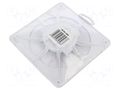 Fan: AC; axial; 230VAC; 93m3/h; 26dBA; ball; 2400rpm; 120x120x89mm ORNO OR-WL-3201/100/PS