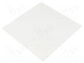 Decorative panel; plexiglass PMMA; white matt; 170x170x10mm ORNO OR-WL-3203/MW