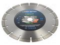 Cutting diamond wheel; Ø: 230mm; Holder: assembly hole; 22.23mm NOZAR DIAMANTWERKZEUGE NOZAR-PL6700029