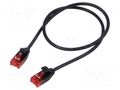 Patch cord; U/UTP; Cat: 6; RJ45 plug,both sides; stranded; Cu; 0.5m GOOBAY GOOBAY-93713