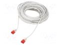 Patch cord; U/UTP; Cat: 6; RJ45 plug,both sides; stranded; Cu; 20m GOOBAY GOOBAY-93736