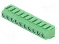 Connector: PCB terminal block; terminal; 10A; 300V; PIN: 10; tinned AMPHENOL ANYTEK YO1021500000G
