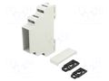 Enclosure: for DIN rail mounting; Y: 90mm; X: 18mm; Z: 65mm; ABS KRADEX ZD1001JC0ABSV0