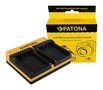PATONA Dual Ladegerät f. Panasonic VW-VBD26 VBD58 VBD78 AGAC8EJ AG-AC8EJ AjHPX270 inkl. Micro-USB Ka, PATONA 191666 4055655187800