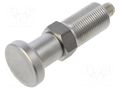 Indexing plungers; Thread: M20; Ø: 10mm; stainless steel; L: 80mm ELESA+GANTER GN617-10-AN-NI