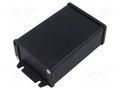 Enclosure: with panel; with fixing lugs; 1457; X: 84mm; Y: 120mm HAMMOND HM-1457K1202BK