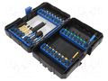Kit: screwdriver bits; Phillips,Pozidriv®,Torx®; Mounting: 1/4" HÖGERT TECHNIK HT1S802