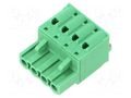 Connector: pluggable terminal block; plug; female; HW; 10A; 300V AMPHENOL ANYTEK HW0450500000G
