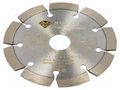 Cutting diamond wheel; Ø: 115mm; Øhole: 22.23mm NOZAR DIAMANTWERKZEUGE NOZAR-PL6700025