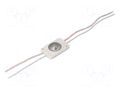 LED; white; 4000K; 1W; 90lm; IP66; 170°; No.of diodes: 1; -25÷55°C POS MISSOURI-1NW-24V