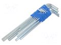 Wrench-set; hex key; Chrom-vanadium steel; 8pcs. GEDORE GEDORE-1505416
