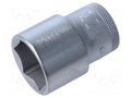 Socket; 6-angles,socket spanner; 22mm; 1/2"; tool steel; L: 41.5mm GEDORE GEDORE-6131690