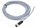 Cable: for sensors/automation; M12; PIN: 3; straight; 5m; plug; 4A FESTO NEBA-M12G5-U-5NLE3