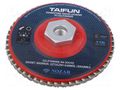 Flap grinding wheels; 115mm; Granularity: 200; M14; TAIFUN NOZAR DIAMANTWERKZEUGE NOZAR-PL6720392