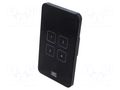 Control panel; flush mount; DTP-2xx; -20÷50°C; No.of butt: 4 MEAN WELL DTP-204-U
