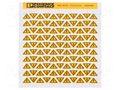 Label; warning; PVC; W: 12.5mm; H: 12.5mm; yellow; self-adhesive PHOENIX CONTACT PH-0830432