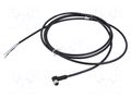 Cable: for sensors/automation; M8; PIN: 3; angled; 2m; plug; 60VDC IPF ELECTRONIC VK200071