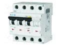 RCBO breaker; Inom: 6A; Ires: 30mA; Poles: 3+N; 240VAC; IP20; 1÷25mm2 EATON ELECTRIC FRBM6-C6/3N/003-A