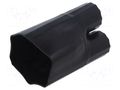 Cable breakout; 125/52mm; black; Diam.after shrinking: 46/22mm RADPOL AKB3