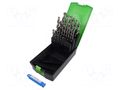 Drill set; for metal; high speed steel cobalt HSS-Co; 1÷13mm RECA RECA-0621-004-913