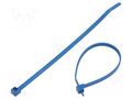Cable tie; with metal; L: 186mm; W: 4.8mm; blue; polyamide PANDUIT PLT2S-C96A