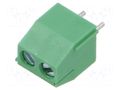 Connector: PCB terminal block; terminal; T5; 10A; PIN: 2; angled AMPHENOL ANYTEK T50201500000G