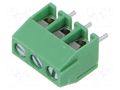 Connector: PCB terminal block; terminal; T5; 10A; PIN: 3; angled AMPHENOL ANYTEK T50301500000G