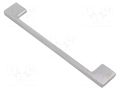Holder; ZnAL; satin; H: 27.5mm; L: 193mm; W: 8.5mm; Holes pitch: 160mm GTV Poland GTV-UZ-819160-02