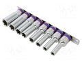 Wrench-set; socket spanner; 1/2"; 8pcs. KING TONY KT-4148PR10