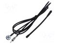 Antenna; automotive; 240mm; AM,FM; universal; rubber mast; 2.5m MTA 7667010