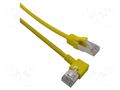 Patch cord; F/UTP; Cat: 6; RJ45 plug,RJ45 right angled plug; Cu MCI MCI-102725