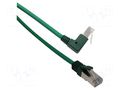Patch cord; F/UTP; Cat: 6; RJ45 plug,RJ45 down angled plug; Cu MCI MCI-102977