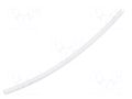 Heat shrink sleeve; thin walled,flexible; 2: 1; 3.2mm; white; reel HELLERMANNTYTON TF21-3.2/1.6WH100