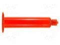 Syringe body; 10ml; amber; Luer Lock; for dispensers; 18.26mm METCAL 910-D