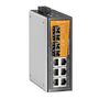 Network switch (managed), managed, Fast Ethernet, Number of ports: 6x RJ45, 2x SC Multi-mode, -40 °C...75 °C, IP30 Weidmuller 1344770000 04050118147001