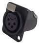 SOCKET, XLR, PANEL, UNIFIED, 4POLE AC4FDZB