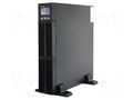 Power supply: UPS; 2.7kW; 3kVA; 220V; RACK; 440x728x88mm; 9000mAh GEMBIRD EG-UPSO-RACK-3000